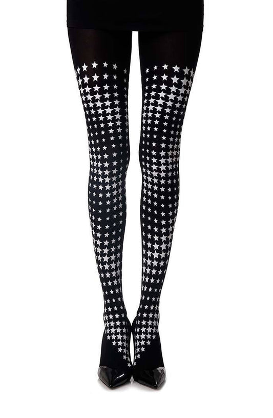 Zohara Diamonds in the Sky" Print Tights" - The Rabbit Hole Life