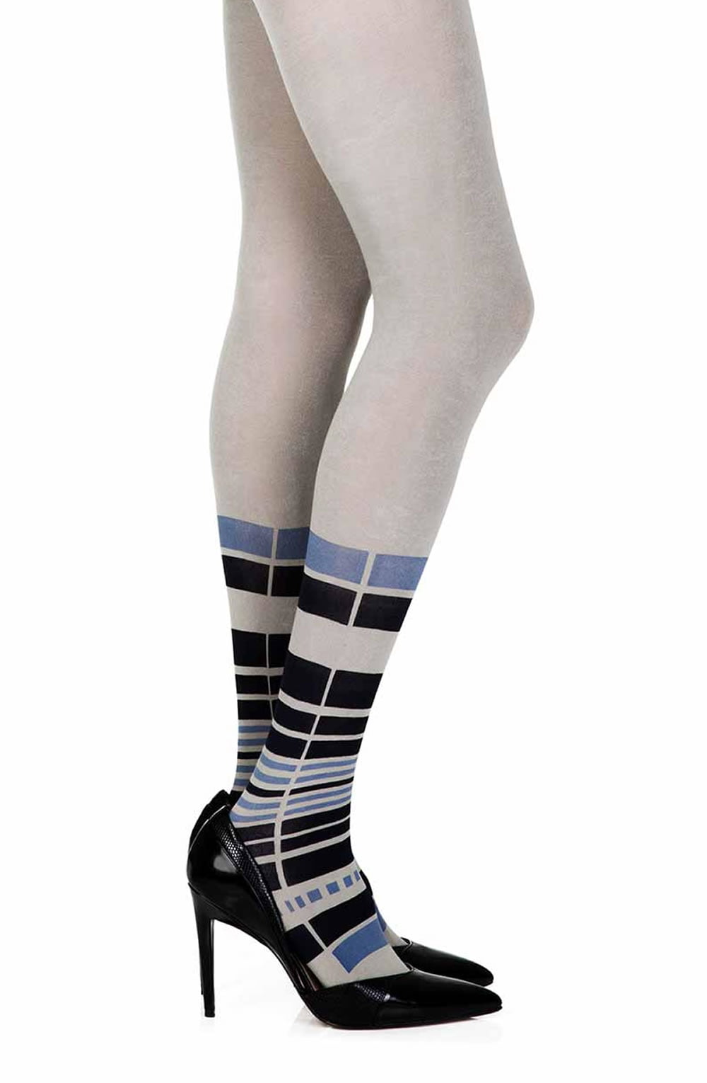 Zohara "It's Britney" Grey Print Tights - The Rabbit Hole Life