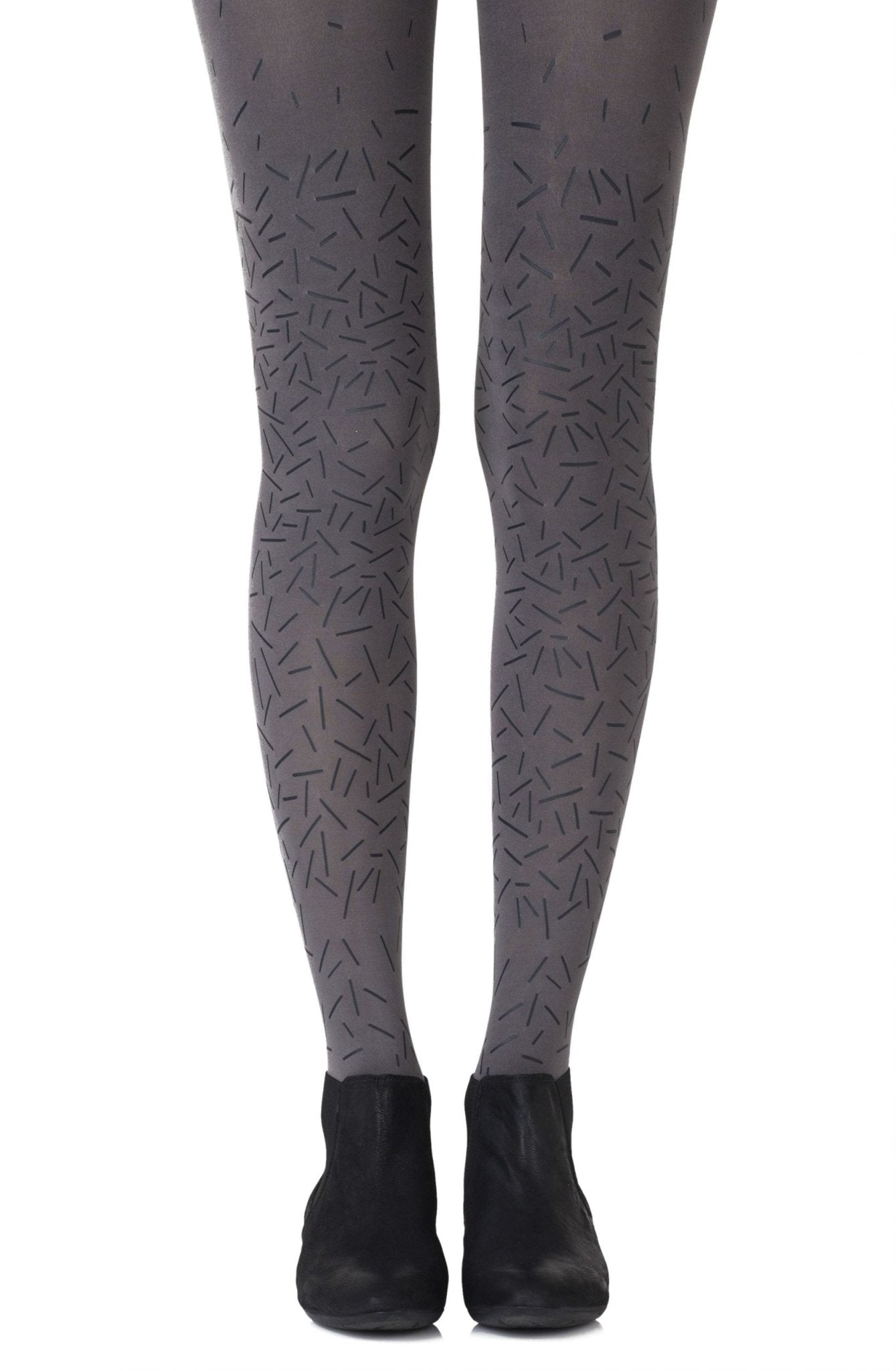 Zohara "Party Starter" Grey Tights - The Rabbit Hole Life