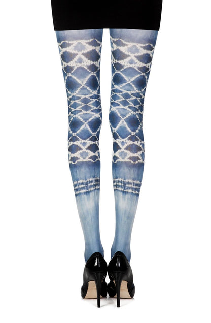 Zohara "Sea World" White Print Tights - The Rabbit Hole Life