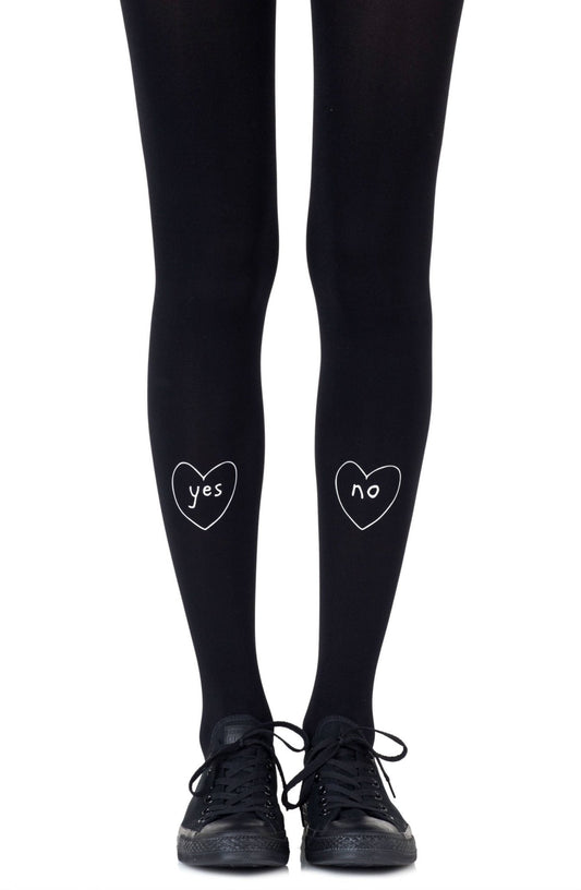 Zohara "So Call Me Maybe" Black Tights - The Rabbit Hole Life