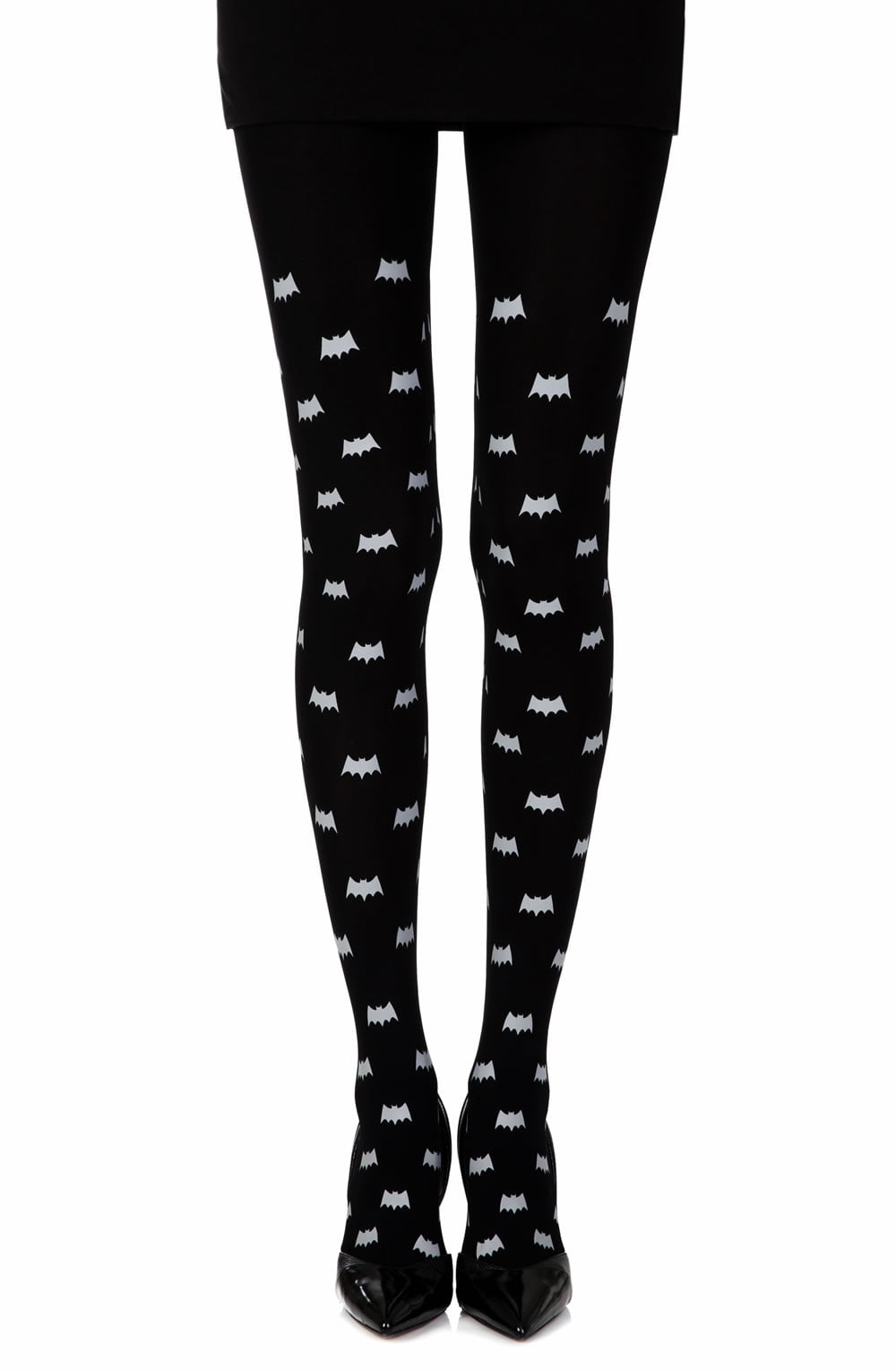 Zohara "Super Hero" Black Print Tights - The Rabbit Hole Life