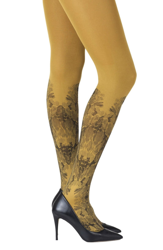 Zohara "Totally Tulip" Mustard Tights - The Rabbit Hole Life